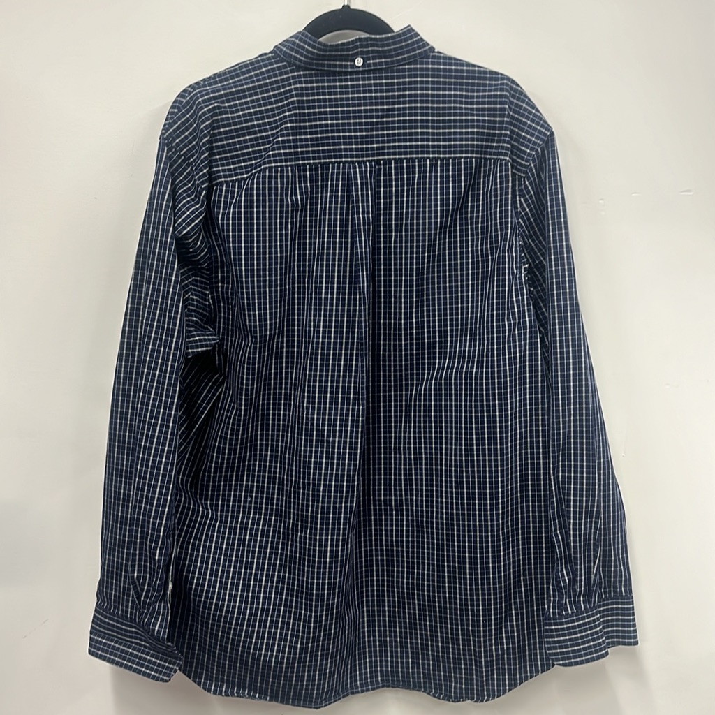 Duluth Trading Wrinkle Fighter Blue Check Long Sleeve Shirt Xl — image 4 of 4